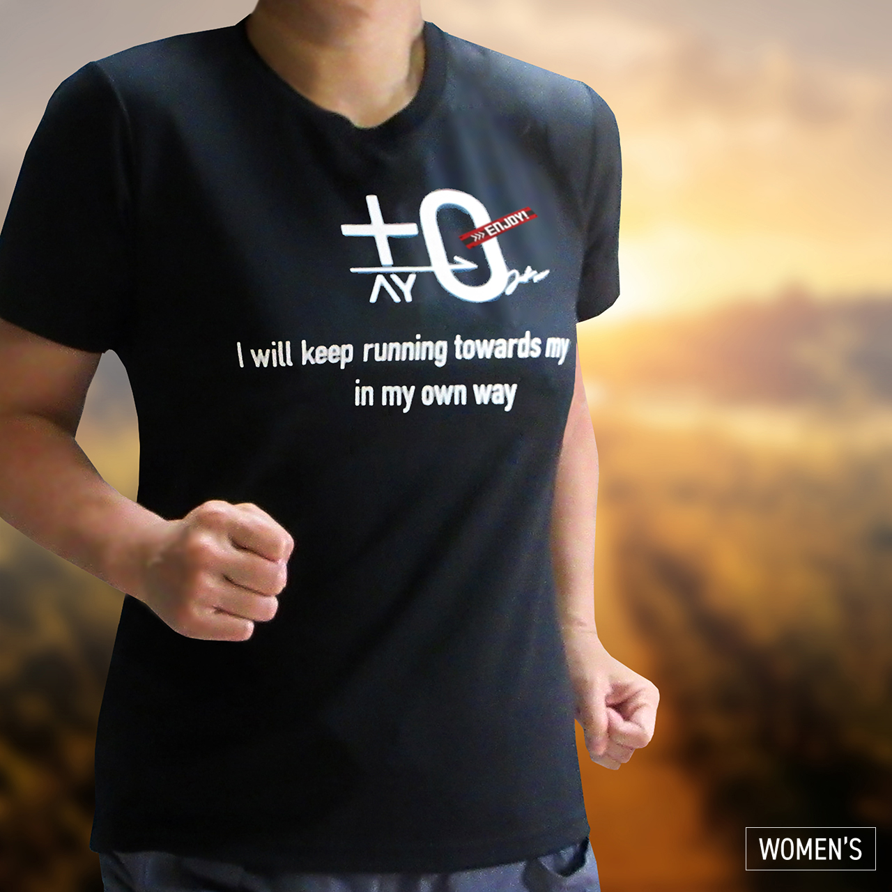 IN MY OWN WAY FRONT PRINT DRY SHIRT