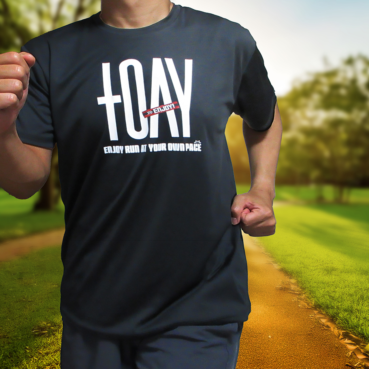 GO FORWARD FRONT PRINT DRY SHIRT