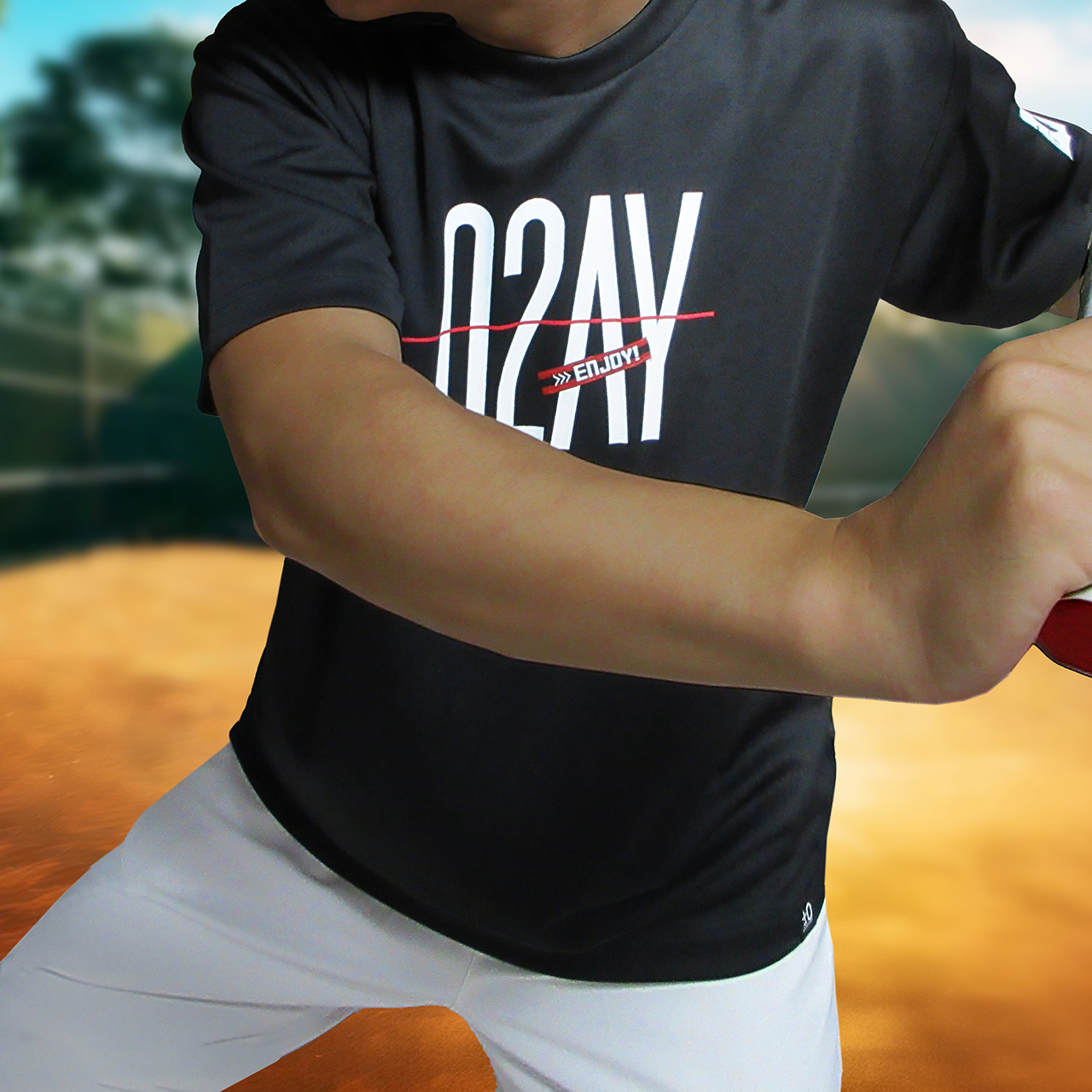 TENNIS TIE BREAK 0-2 FRONT PRINT GAME SHIRT