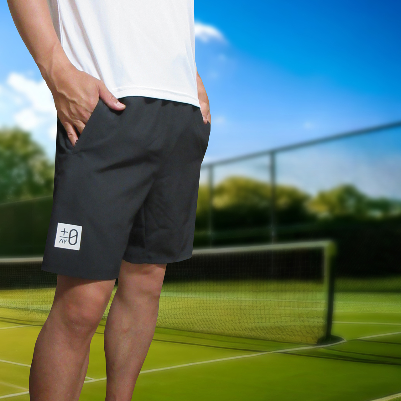 +0AY STYLE BOX ROGO GAME HALF PANTS