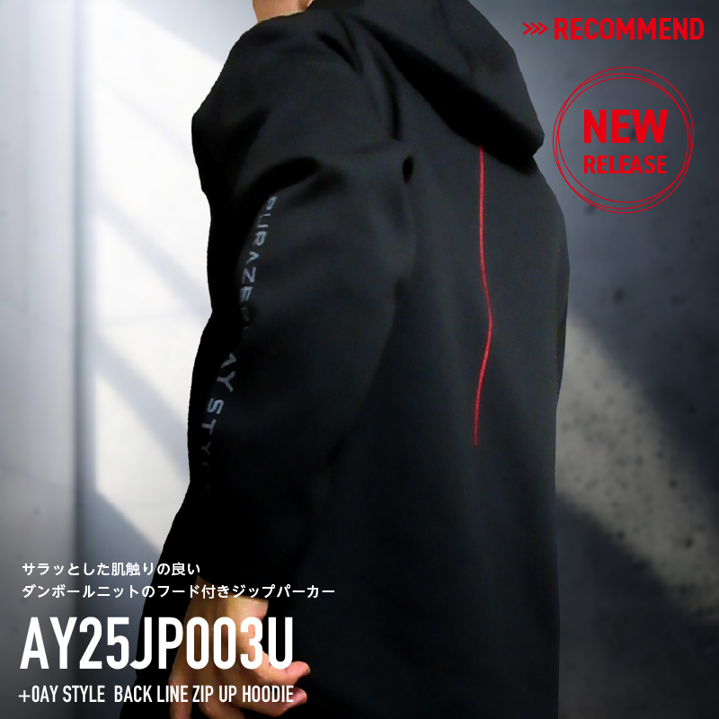 +0AY STYLE  BACK PRINT HOODIE